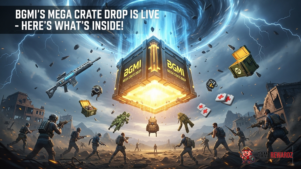 BGMI’s Mega Crate Drop is Live – Here’s What’s Inside!